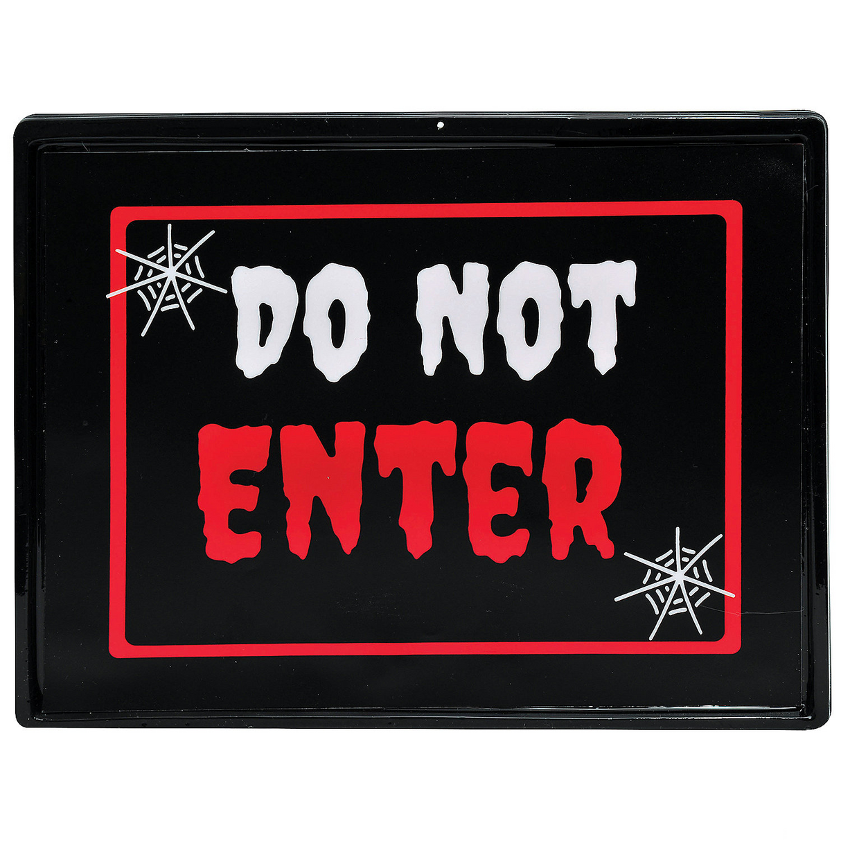 Eye-Catching Do Not Enter Neon Light-Up Sign for Haunted Scenes and Halloween Decorations