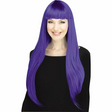 Adults Got You Babe Black Long Hair with Bangs Wig