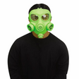 Adults Gas Mask Respirator Green Plastic Full Face Mask