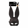 RADYAN Black Matte Bunny Mask - Sleek black matte finish for a modern look