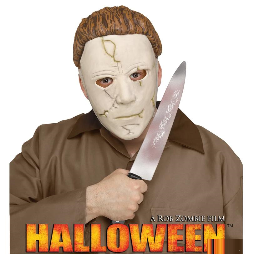 Adult Halloween Michael Myers Mask & Knife Set