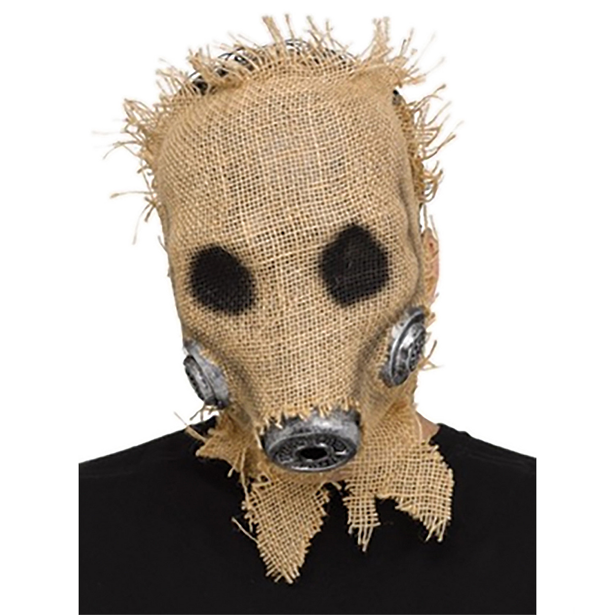 Burlap Gas Mask Style Post-Apocalyptic Horror Mask