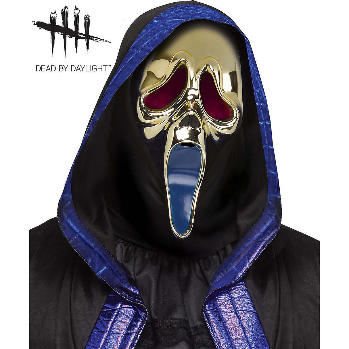 Premium Ghost Face Masquerade Full Mask for Mardi Gras Festivals and Halloween Costume Parties