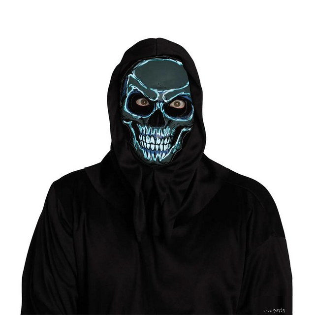 Adult Skull Reaper Electro Mask