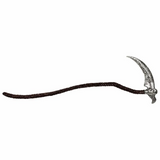 Collapsible Scythe with Skull Detail Costume Accessory
