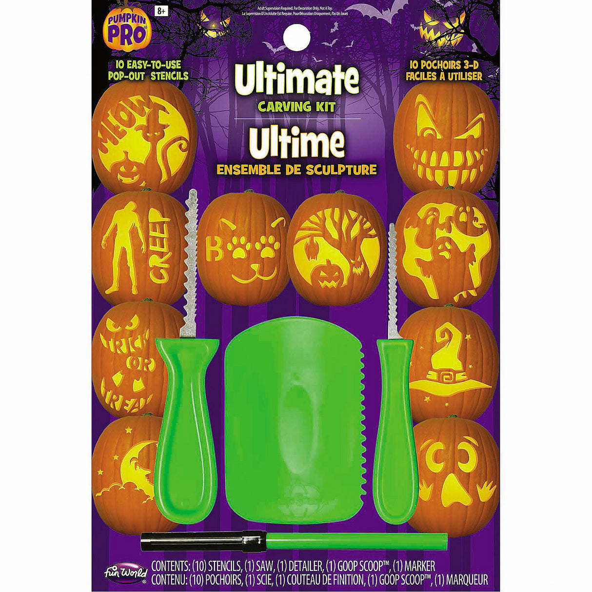 Ultimate Pumpkin Carving Kit for Halloween Decorations and Creative Fall Activities