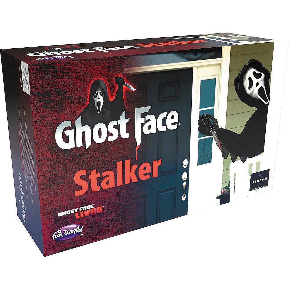Ghost Face Tree Stalker Halloween Outdoor Decoration for Spooky Parties and Halloween Displays