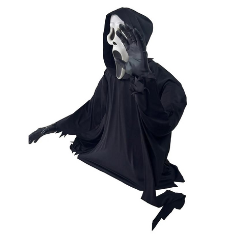 4 ft Ghost Face Waving Grave Breaker Halloween Decoration