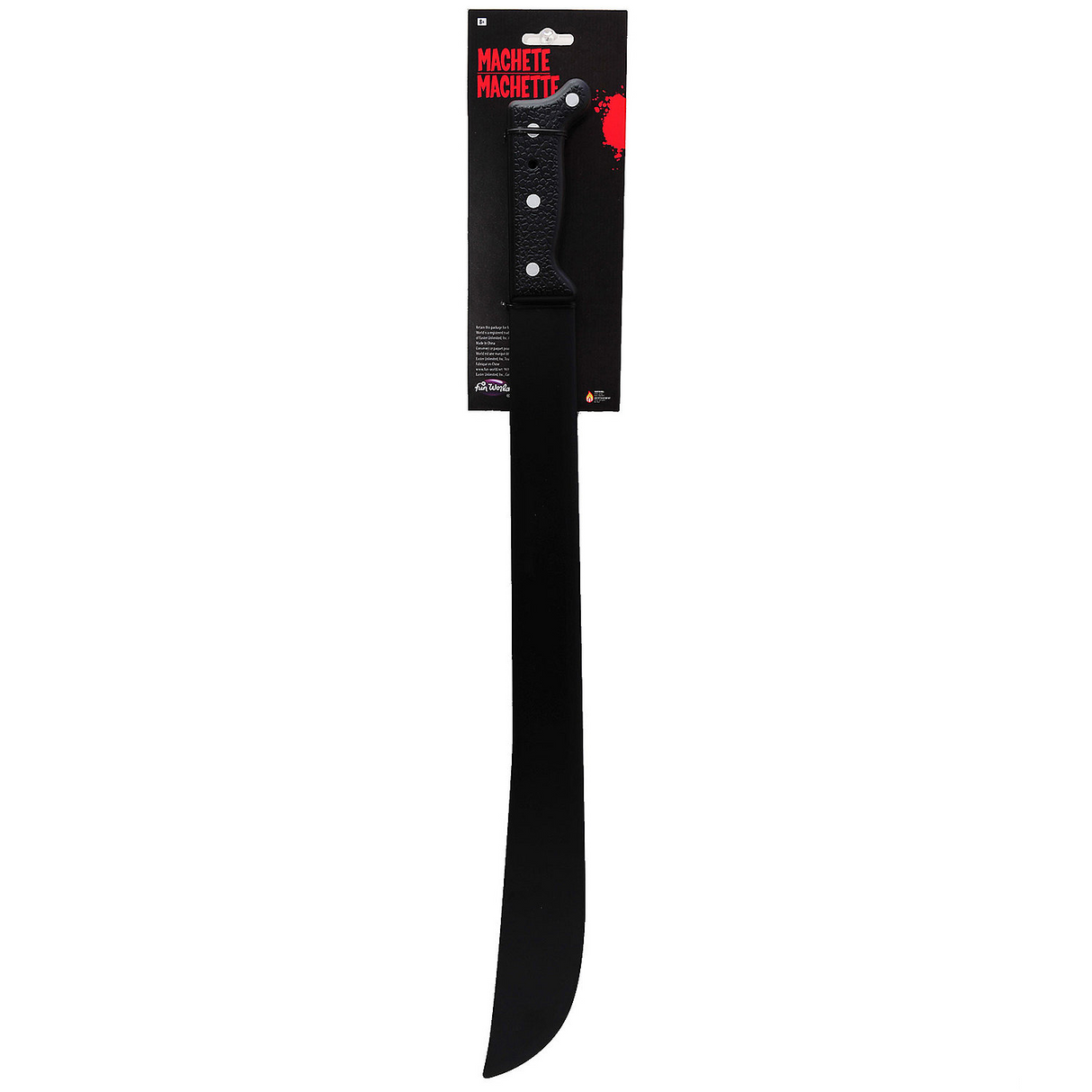 Machete with Black Blade 27"