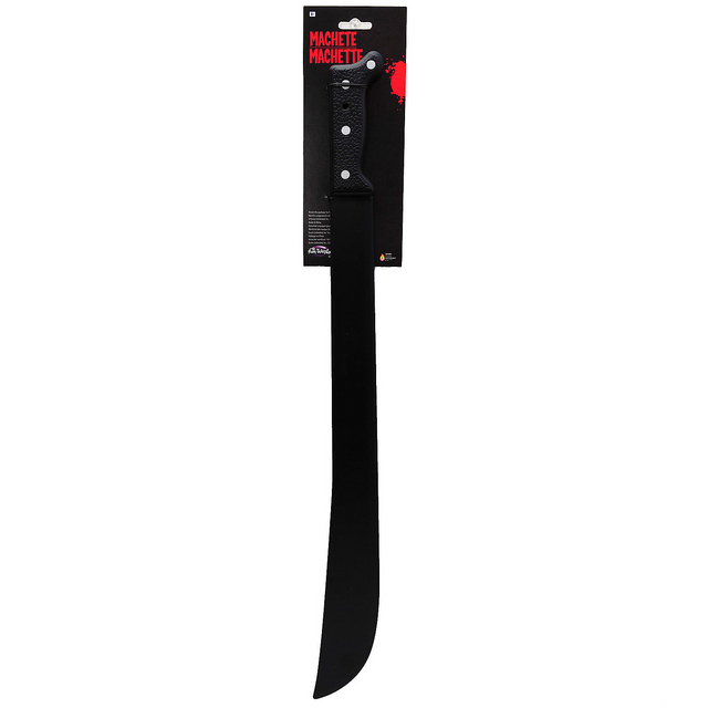 Machete with Black Blade 27"