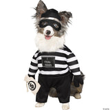Adorable Robber Pup Pet Costume for Halloween Parties Dress Up and Pet Fashion Events