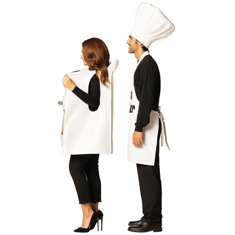 RADYAN Bun in the Oven Couples Costume Set for Halloween or Baby Reveal Parties product image