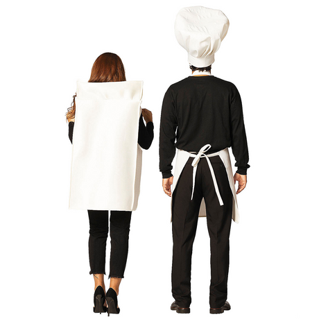 RADYAN Bun in the Oven Couples Costume Set for Halloween or Baby Reveal Parties product image