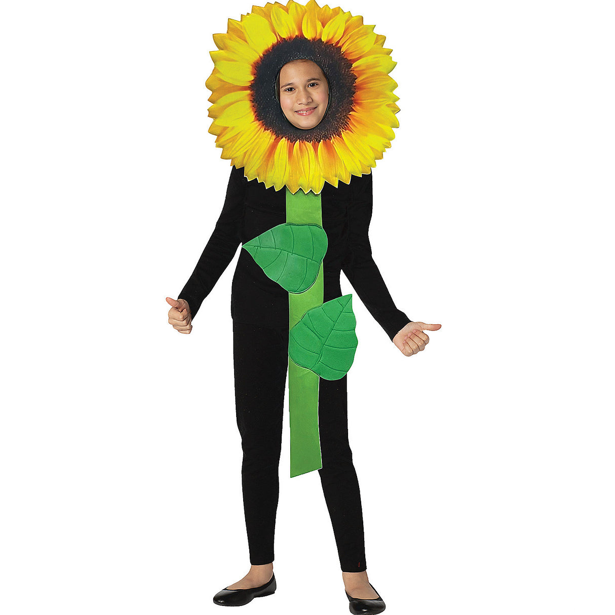Sunflower Child Costume for Creative Play Birthday Parties and Imaginative Fun