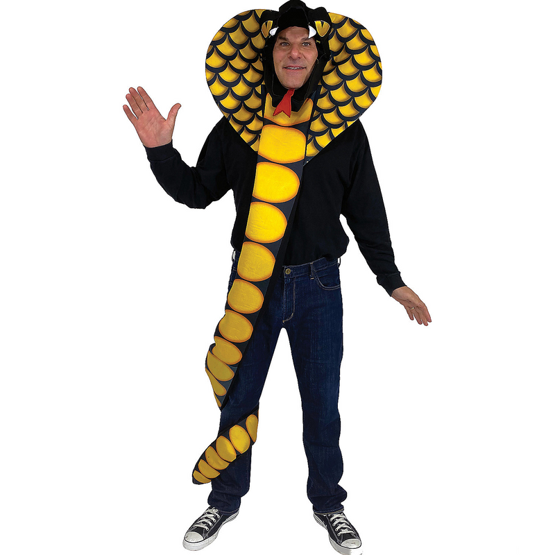 Cobra themed adult Halloween costume