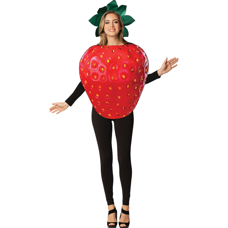 Get Real Strawberry Adult Cotume Costume
