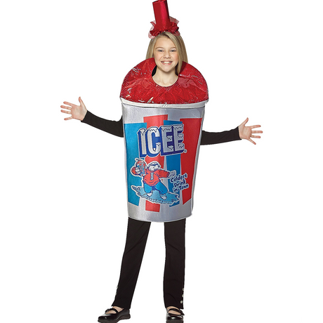 Icee Sparkle Red Tunic Child 10-12 Costume