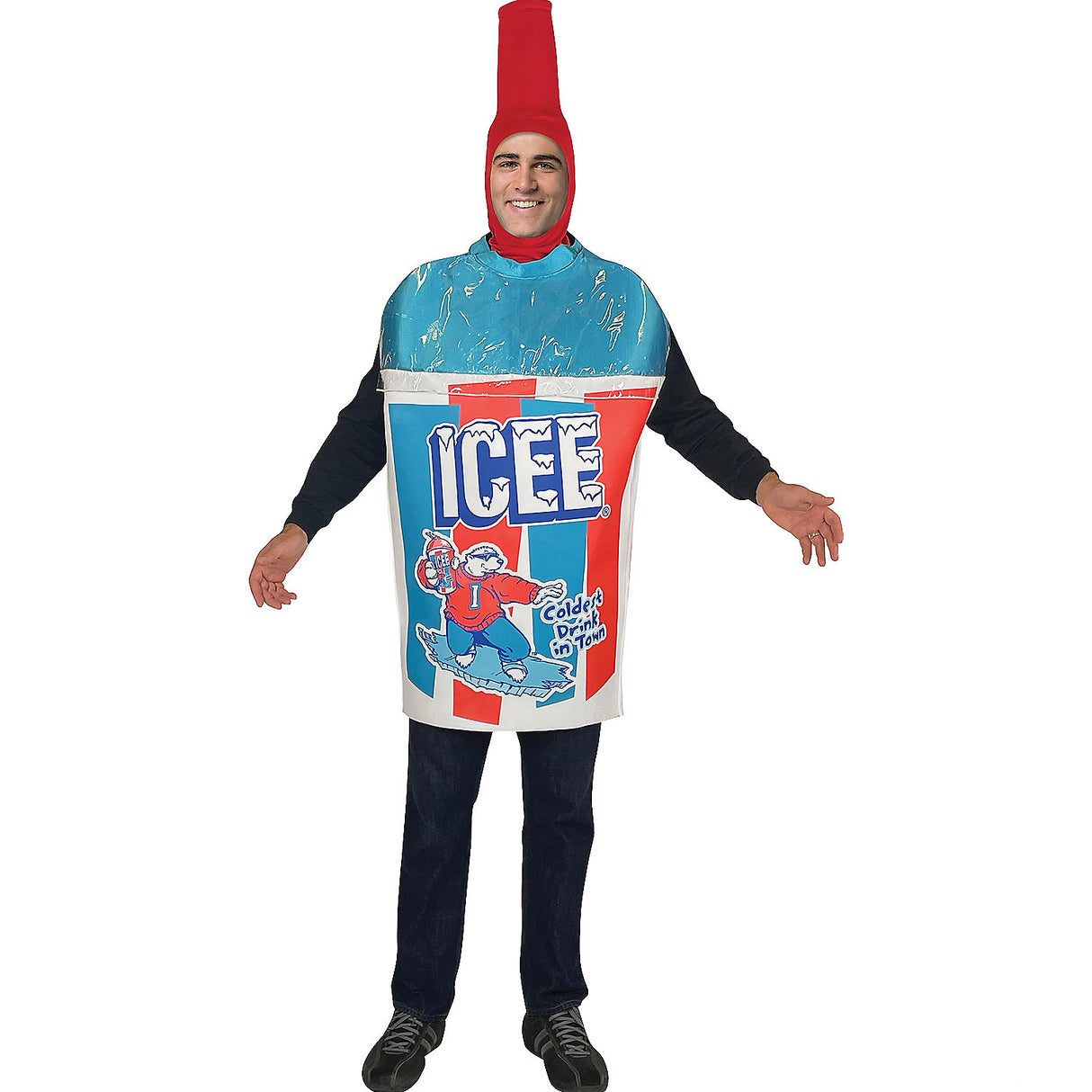 Icee Blue Tunic Costume for Halloween Parties and Fun Dress Up Events