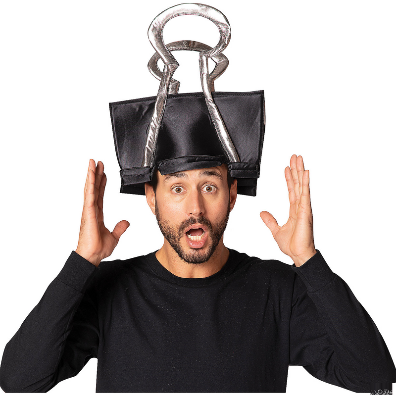 Fun Binder Clip Hat for Holiday Events Parties and Creative Costume Ideas