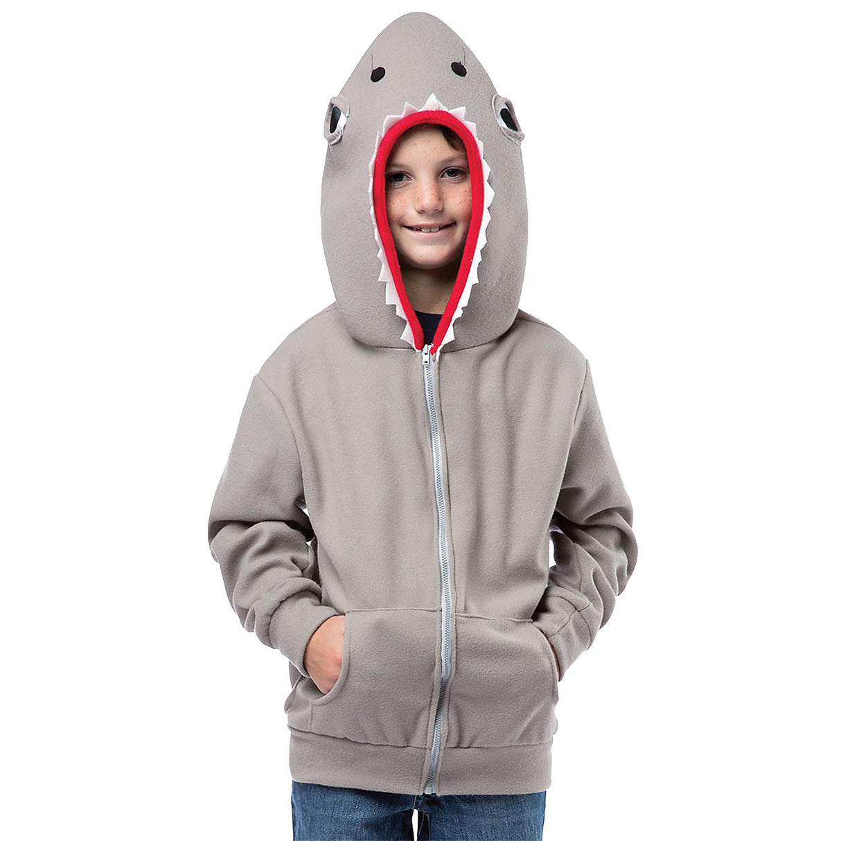 Child Shark Hoodie for Halloween Parties and Fun Dress Up Events