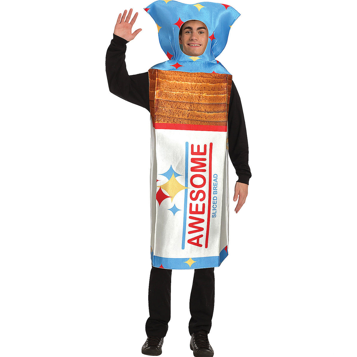Fun Loaf of Bread Adult Costume for Halloween Parties and Themed Celebrations