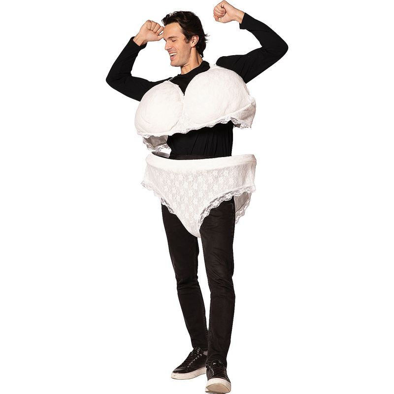 Lace Underwear and Bra Adult Costume