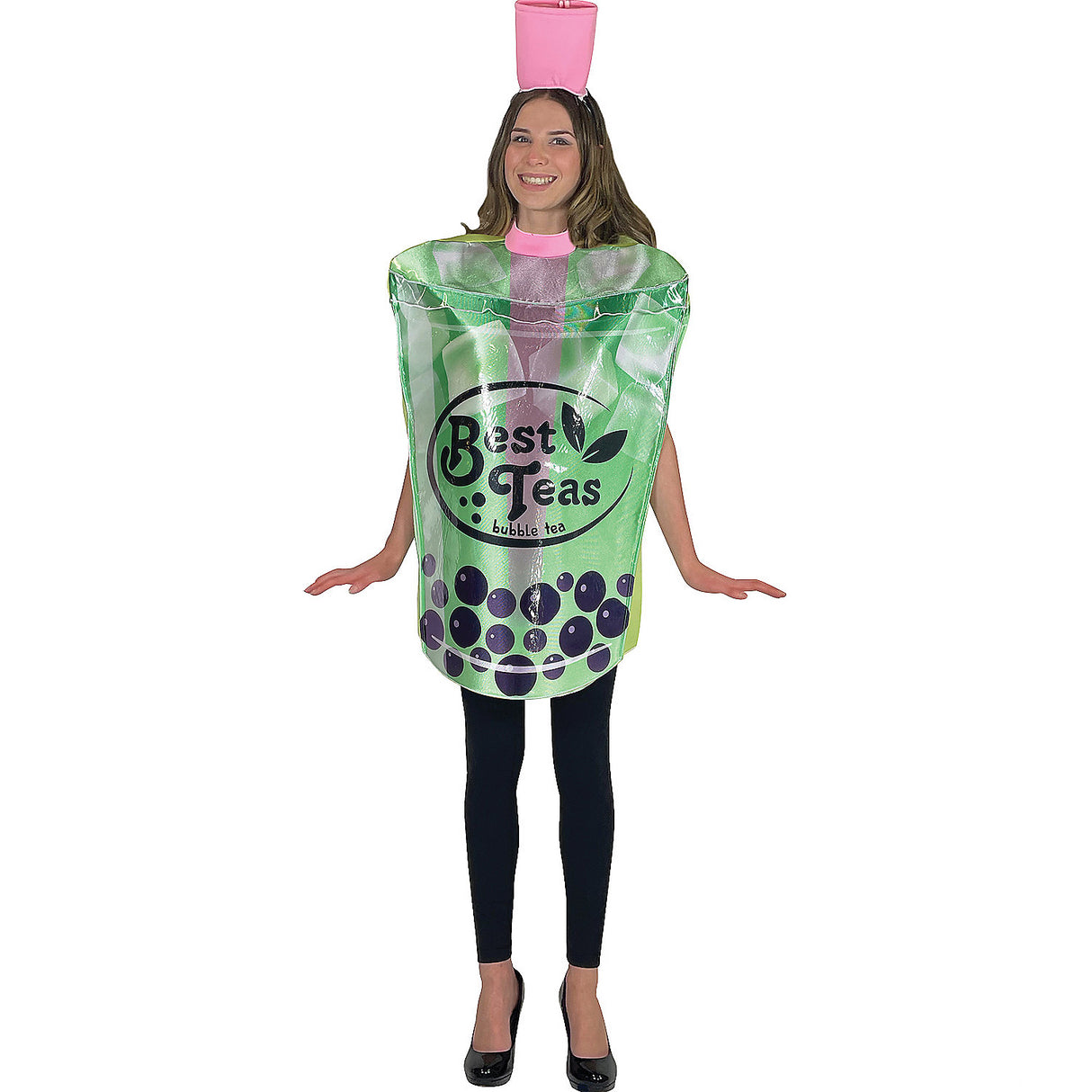 Bubble Tea Adult Costume for Halloween Parties and Fun Themed Events