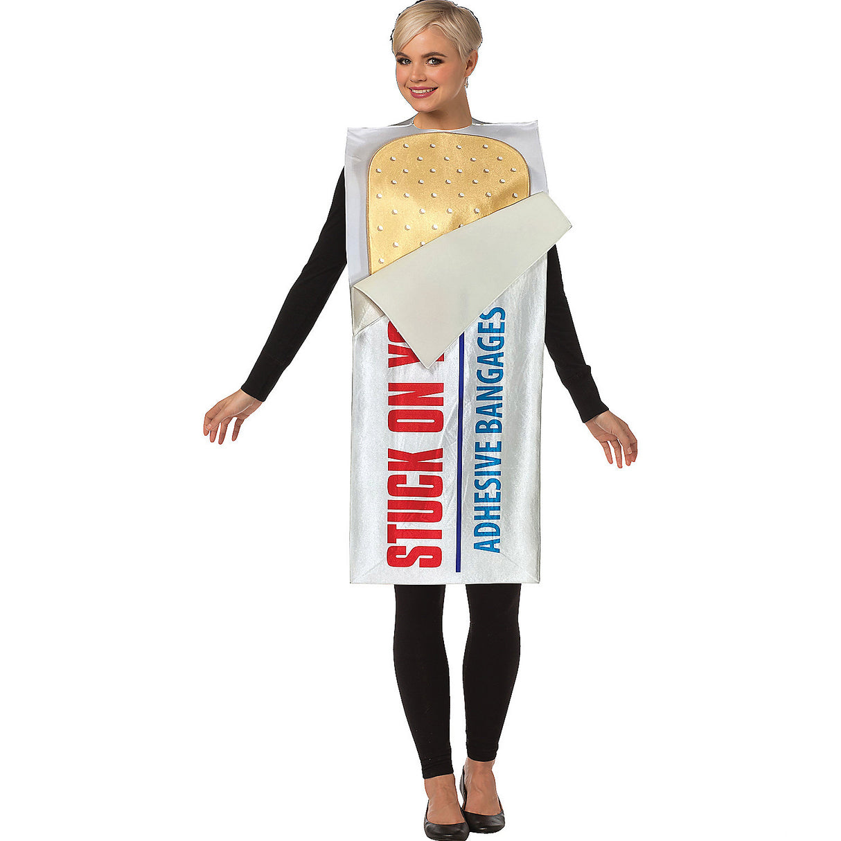 Creative Stuck On You Single Bandage Tunic Adult Costume for Halloween Group Fun and Couple Dress Up