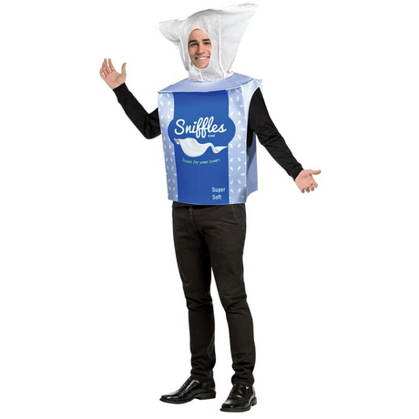 Facial Tissues Box Adult Costume