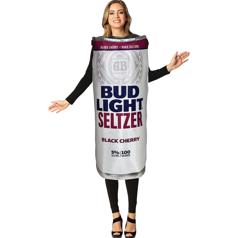 Bud Light Black Cherry Seltzer Adult Cotume Costume