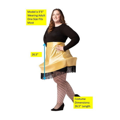 Funny Women's Christmas Leg Lamp Skirt for Holiday Parties Costume Events and Family Gatherings