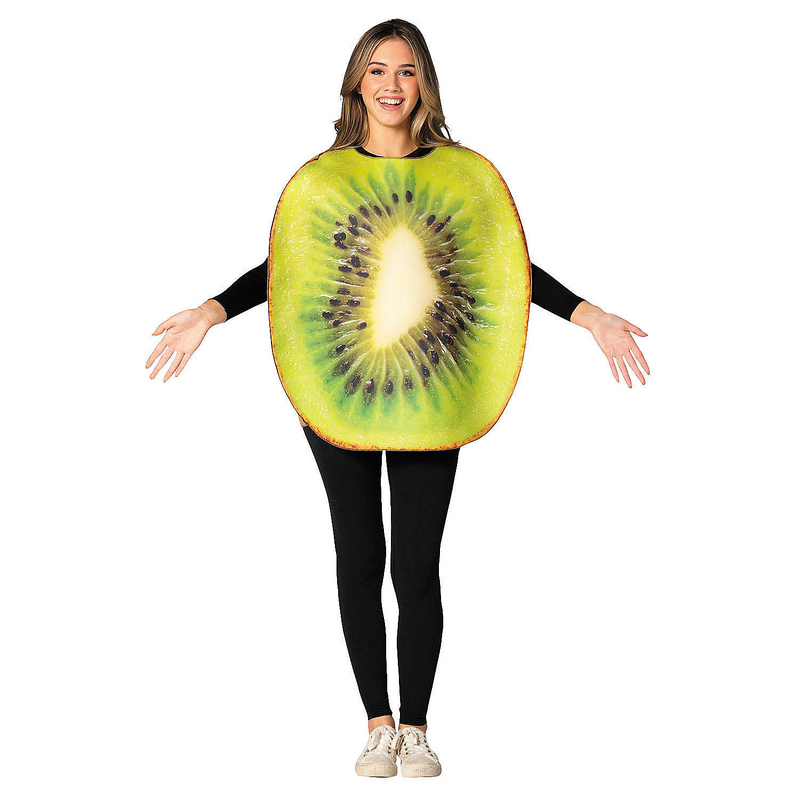 Adults Green Kiwi Fruit Tunic Costume