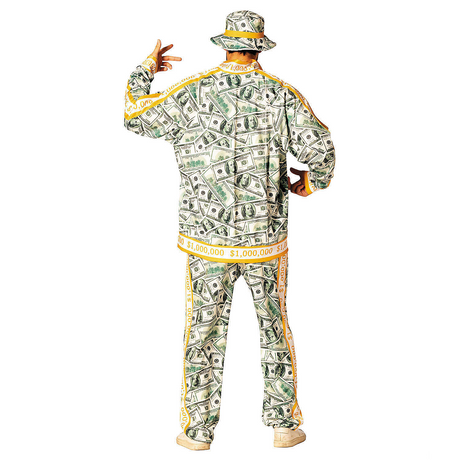 Adults Million Dollar Money Suit Costume