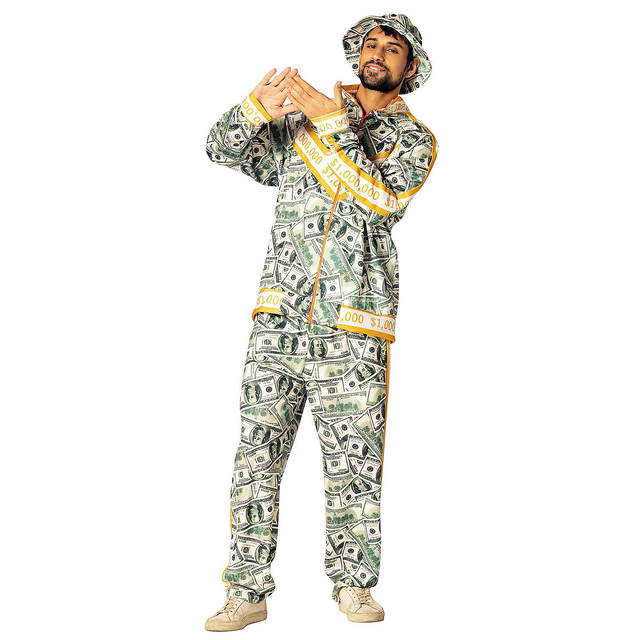 Adults Million Dollar Money Suit Costume