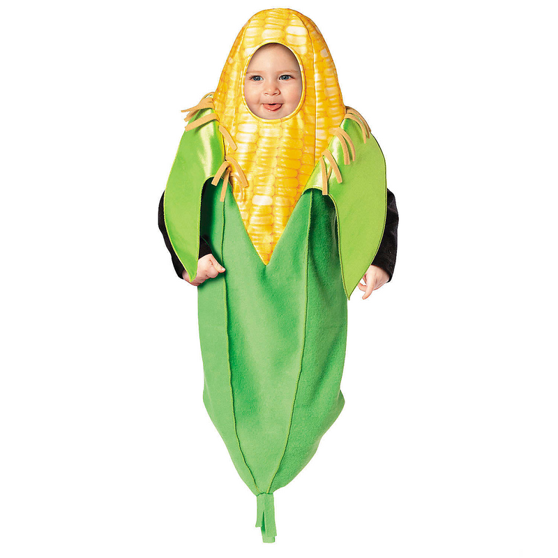 Baby ear of corn bunting costume for Halloween