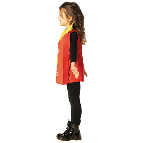 Kids French Fries Foam Tunic Costume