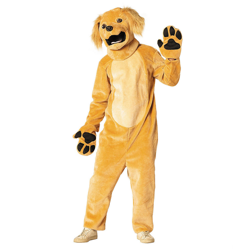 Adults Brown Dog Jumpsuit