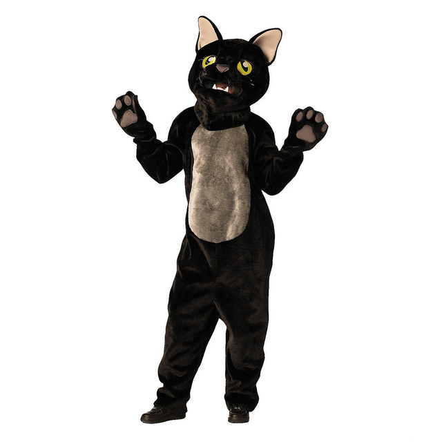 Adults Black Cat Jumpsuit