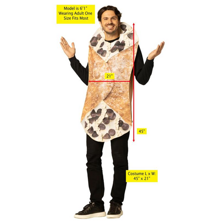 Adults Cannoli-Shaped Foam Tunic Costume