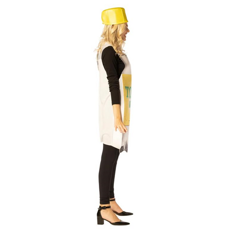 Adults Tonic Water Bottle Tunic Costume with Hat - One Size