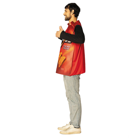 Adults Doritos Nacho Cheese Bag Tunic Costume