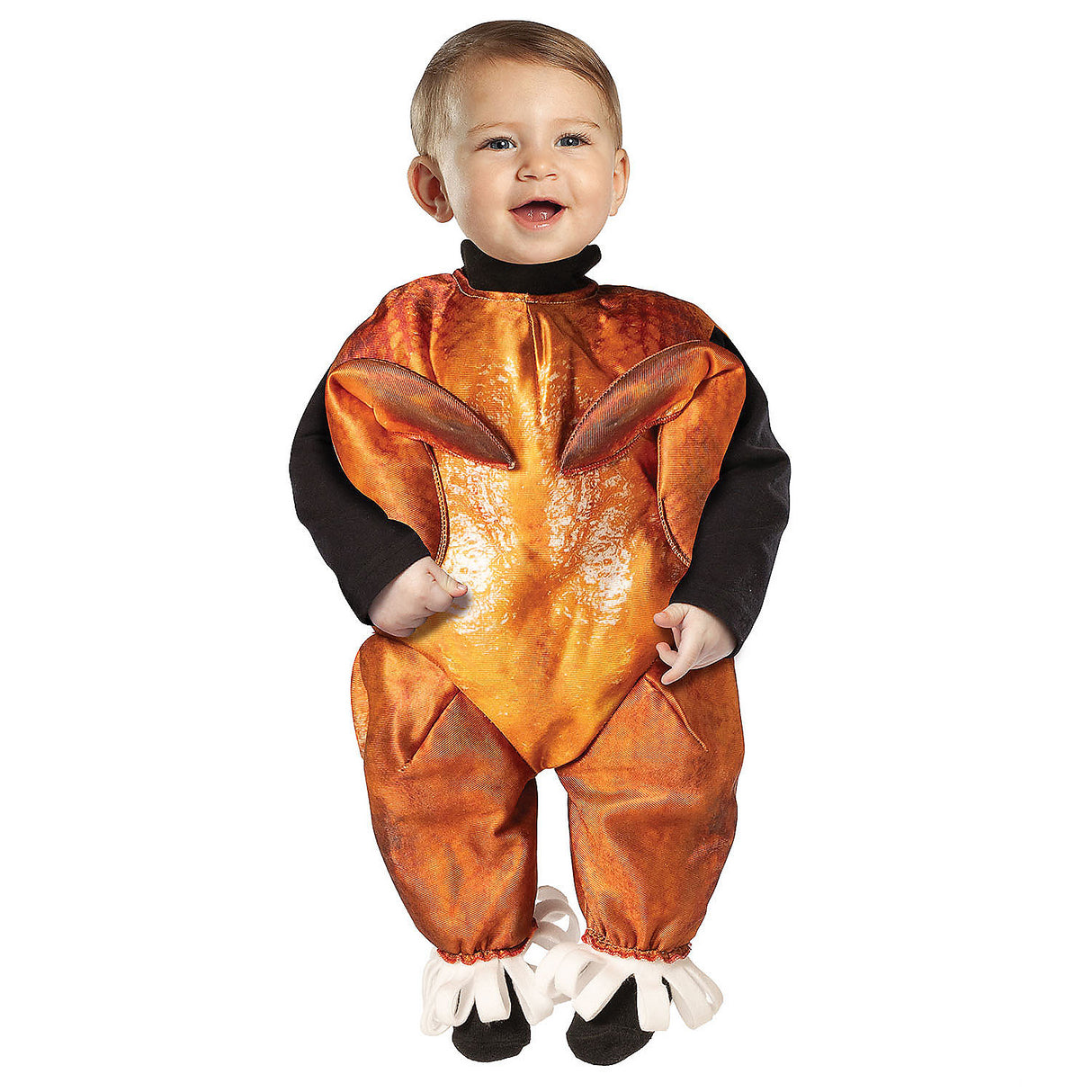 Amusing Baby Brown Cooked Turkey Bunting Costume for Halloween Events and Adorable Dress Up Moments