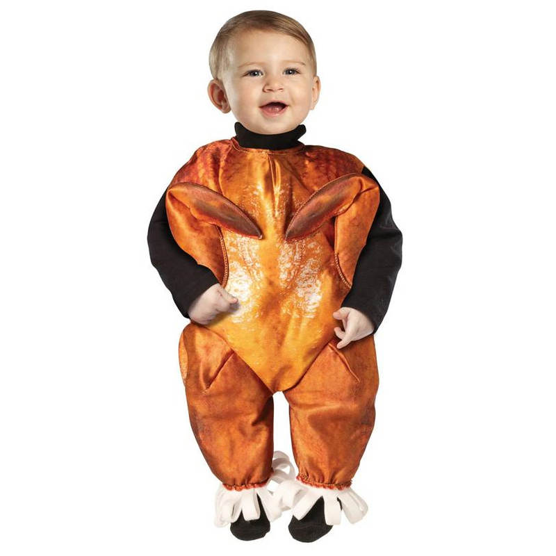 Baby Brown Cooked Turkey Bunting Costume