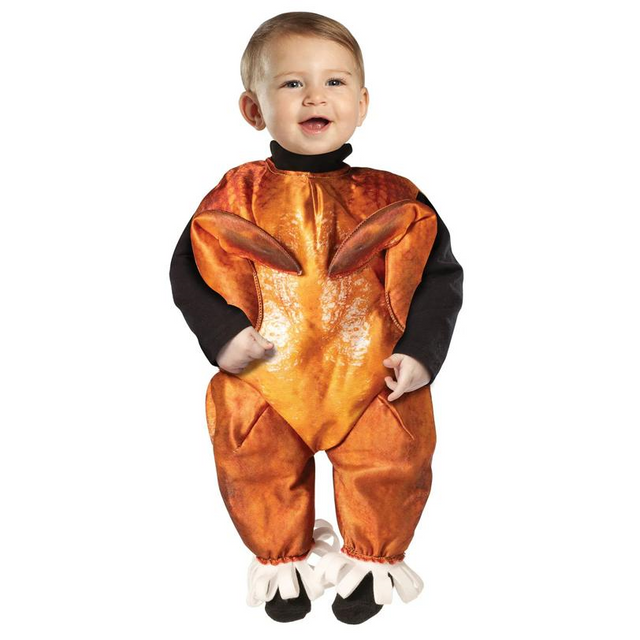 Baby Brown Cooked Turkey Bunting Costume