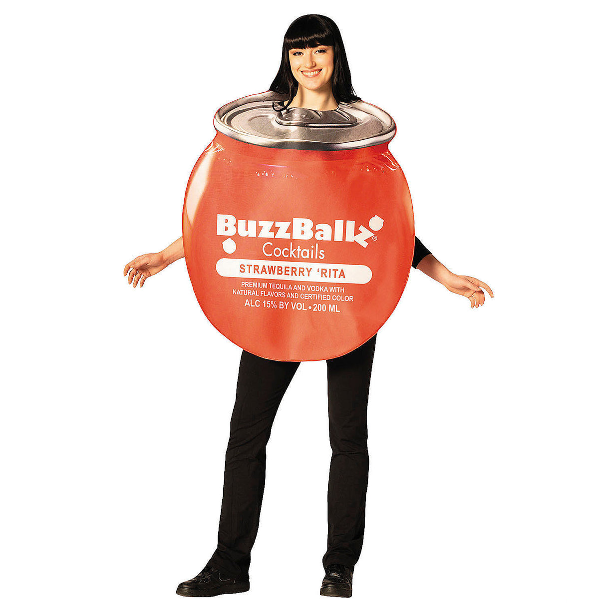 Adults Buzzballz Strawberry Rita Tunic Costume for Halloween Parties Fun Events and Themed Celebrations