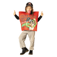 Kids Big League Chew Slammin' Strawberry Gum Pouch Tunic Costume