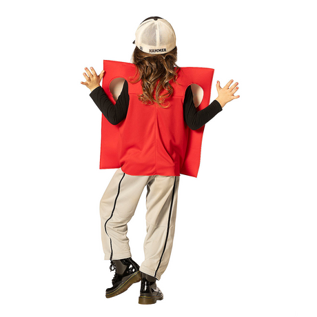 Kids Big League Chew Slammin' Strawberry Gum Pouch Tunic Costume