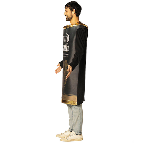 Adults Liquid Death Mountain Water Sparkling Drinking Water Black Can Tunic Costume