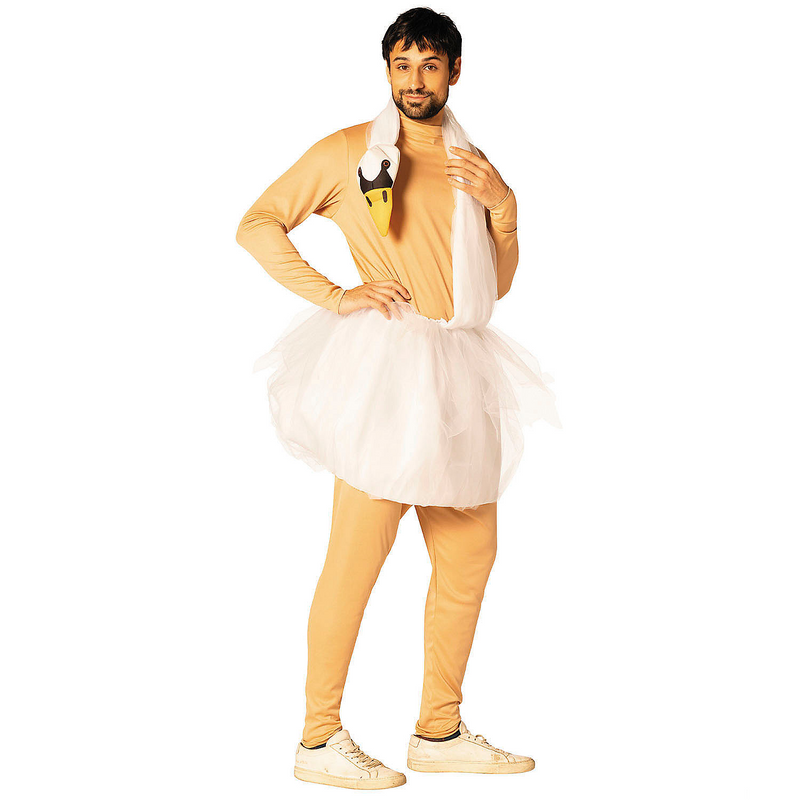 White swan foam adult costume for themed events