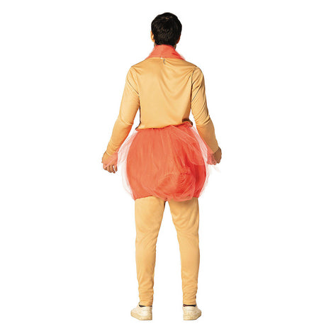 Fun Adults Pink Flamingo Foam Costume for Halloween Parties and Themed Events